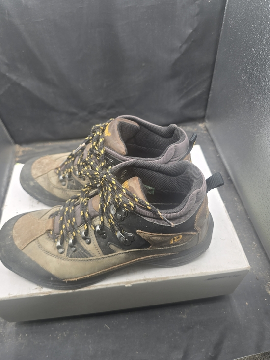 Dunham Brown and Black Men’s Trail Boots with Yellow-Accent Laces main image 5